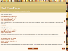 Tablet Screenshot of flashcrowdnews.blogspot.com
