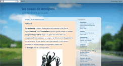 Desktop Screenshot of lascosasdemonipeni.blogspot.com
