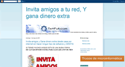 Desktop Screenshot of invitaturedamigosyganadinero.blogspot.com