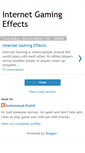 Mobile Screenshot of internetgamingeffects.blogspot.com