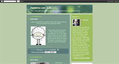 Desktop Screenshot of femininocomarte.blogspot.com