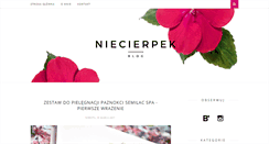 Desktop Screenshot of niecierpek.blogspot.com