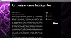 Desktop Screenshot of organizacionesinteligentes.blogspot.com