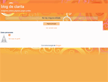 Tablet Screenshot of blogclarita.blogspot.com