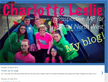 Tablet Screenshot of charlotteleslie.blogspot.com