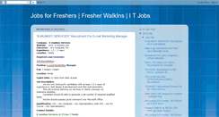 Desktop Screenshot of multiplejobs4freshers.blogspot.com