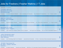 Tablet Screenshot of multiplejobs4freshers.blogspot.com