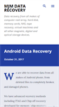 Mobile Screenshot of mjmdatarecovery.blogspot.com