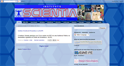 Desktop Screenshot of institutoscientiape.blogspot.com