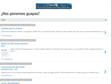 Tablet Screenshot of nosponemosguapas.blogspot.com