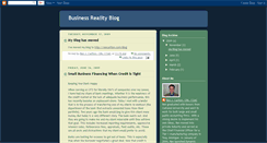 Desktop Screenshot of businessrealityblog.blogspot.com