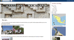 Desktop Screenshot of impressionsmexicaines.blogspot.com