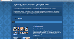 Desktop Screenshot of espalhaffattos.blogspot.com