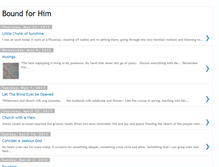 Tablet Screenshot of boundforhim.blogspot.com