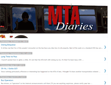 Tablet Screenshot of mtadiaries.blogspot.com