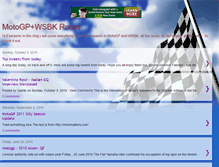 Tablet Screenshot of motogp-wsbk-races.blogspot.com