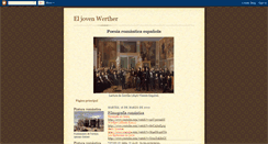 Desktop Screenshot of eljovenwerther.blogspot.com
