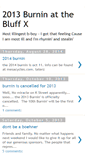 Mobile Screenshot of burninatthebluff.blogspot.com