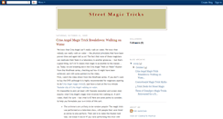 Desktop Screenshot of great-street-magic-tricks.blogspot.com