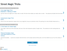 Tablet Screenshot of great-street-magic-tricks.blogspot.com