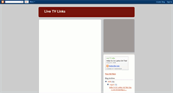Desktop Screenshot of livetv-links.blogspot.com
