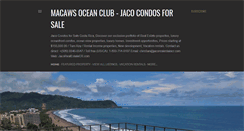 Desktop Screenshot of macawsoceanclub.blogspot.com