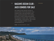 Tablet Screenshot of macawsoceanclub.blogspot.com