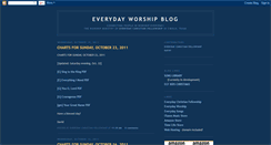 Desktop Screenshot of everyday-worship.blogspot.com