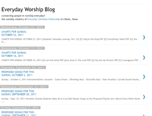 Tablet Screenshot of everyday-worship.blogspot.com