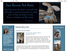 Tablet Screenshot of dustbunniesandbooks.blogspot.com