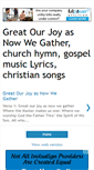 Mobile Screenshot of greatourjoyasnowwegather.blogspot.com