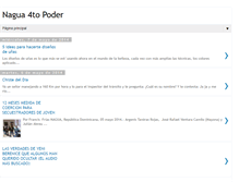 Tablet Screenshot of nagua4topoder.blogspot.com