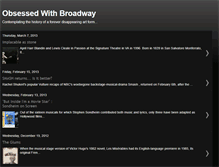 Tablet Screenshot of obsessedwithbroadway.blogspot.com