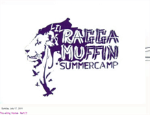 Tablet Screenshot of lilraggamuffinsummercamp.blogspot.com