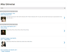 Tablet Screenshot of miss-univers-in-theworld.blogspot.com