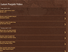 Tablet Screenshot of latest-punjabi-video.blogspot.com