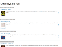 Tablet Screenshot of littleboysbigfun.blogspot.com