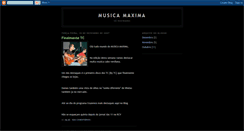 Desktop Screenshot of musicamaxima.blogspot.com