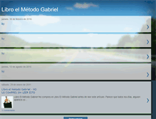Tablet Screenshot of libroelmetodogabriel.blogspot.com