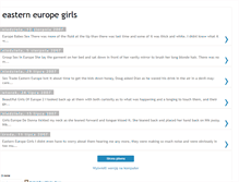 Tablet Screenshot of eastern-europe-girls.blogspot.com