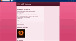 Desktop Screenshot of millyhermosa.blogspot.com