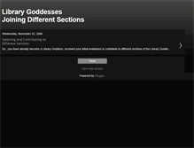 Tablet Screenshot of librarygoddesses-joiningsections.blogspot.com