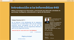 Desktop Screenshot of introduccioninformatica440.blogspot.com