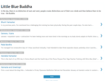 Tablet Screenshot of littlebluebuddha.blogspot.com