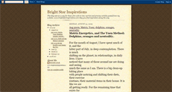 Desktop Screenshot of brightstarinspirations.blogspot.com