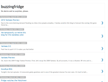 Tablet Screenshot of buzzingfridge.blogspot.com