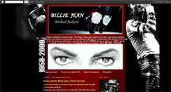 Desktop Screenshot of billiejeanmania.blogspot.com