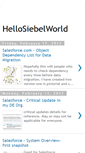 Mobile Screenshot of hellosiebelworld.blogspot.com