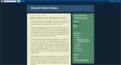 Desktop Screenshot of discountrubberstamps.blogspot.com