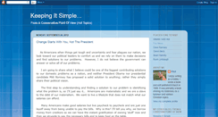 Desktop Screenshot of keepingitsimple-paul.blogspot.com